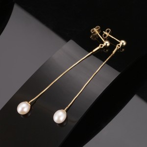 925 Sterling Silver Fresh Water Pearl Stud Earring 40500034