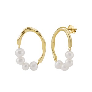 925 Sterling Silver Fresh Water Pearl Stud Earring 40500037