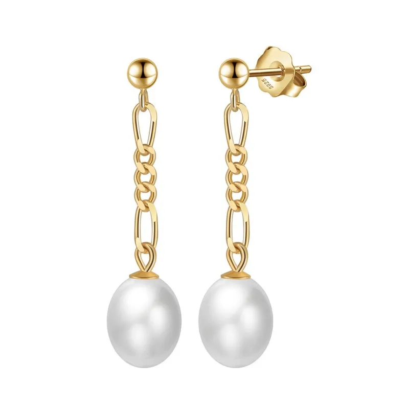 925 Sterling Silver Fresh Water Pearl Stud Earring 40500039