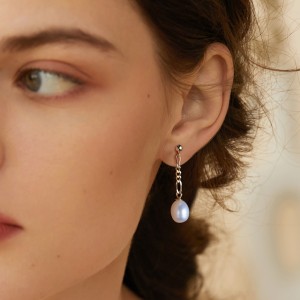 925 Sterling Silver Fresh Water Pearl Stud Earring 40500039