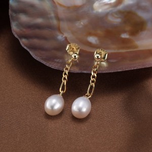 925 Sterling Silver Fresh Water Pearl Stud Earring 40500039