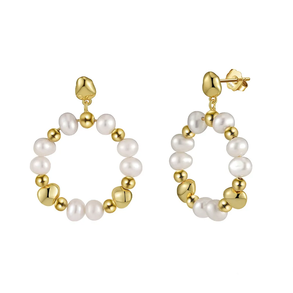 925 Sterling Silver Fresh Water Pearl Stud Earring 40500040