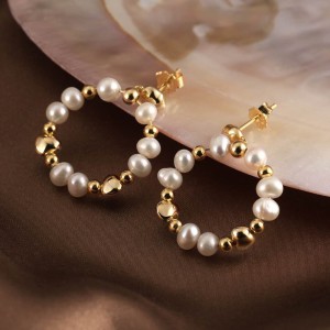 925 Sterling Silver Fresh Water Pearl Stud Earring 40500040