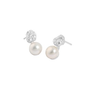925 Sterling Silver Fresh Water Pearl Stud Earring 40500067