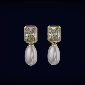 925 Sterling Silver Fresh Water Pearl Stud Earring 40500070