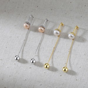 925 Sterling Silver Freshwater Pearl Tassel Stud Earring 40500075 925 Sterling Silver Freshwater Pearl Tassel Stud Earring 40500075