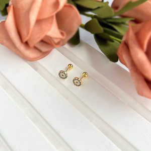 Blue Eye Screw Back Stud Earring 40600019 Blue Eye Screw Back Stud Earring 40600019