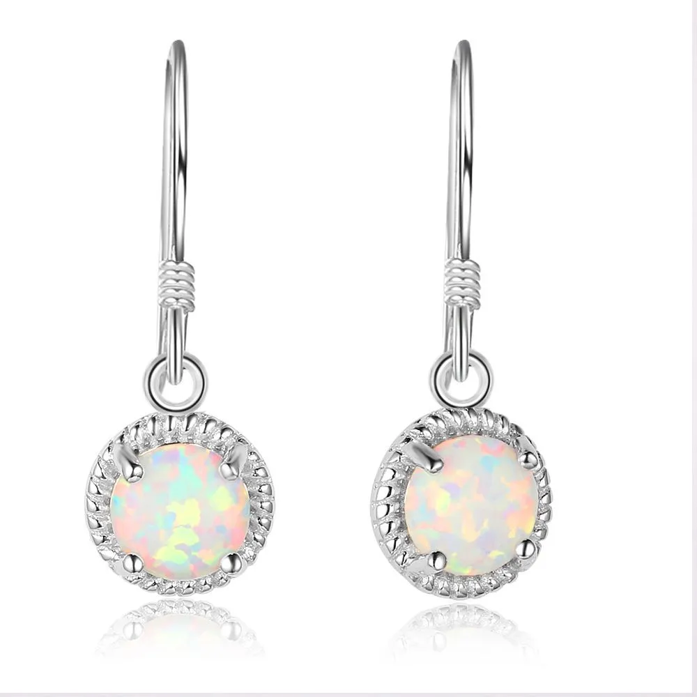 Vintage Zirconia Opal Dangle Earring 50100021 Vintage Zirconia Opal Dangle Earring 50100021