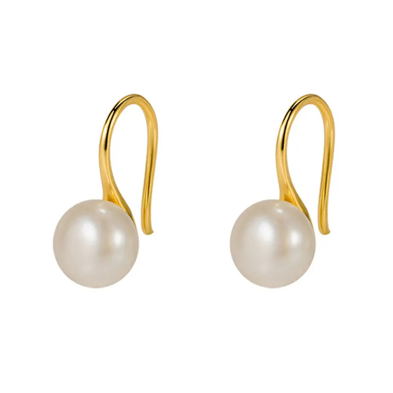 925 Sterling Silver Fresh Water Pearl Dangle Earring 50100035