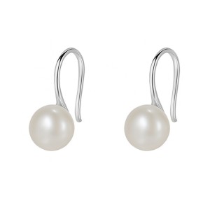 925 Sterling Silver Fresh Water Pearl Dangle Earring 50100035