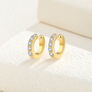 1pcs 925 Sterling Silver Small CZ Ear Cuff 50300009