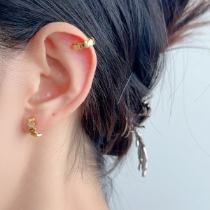 1pcs 925 Sterling Silver Geometric C-Shaped Ear Cuff 50300015