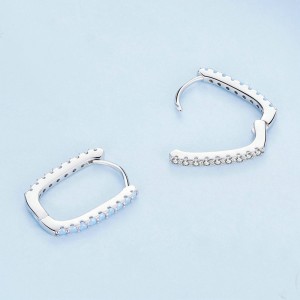 Luxury Zirconia U Shape Hoop Earrings 60200066 Luxury Zirconia U Shape Hoop Earrings 60200066