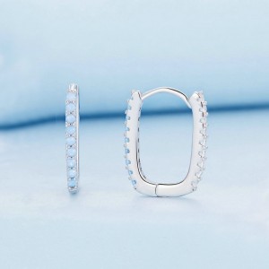 Luxury Zirconia U Shape Hoop Earrings 60200066 Luxury Zirconia U Shape Hoop Earrings 60200066