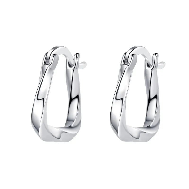Twisted Wave Hoop Earrings 60200070