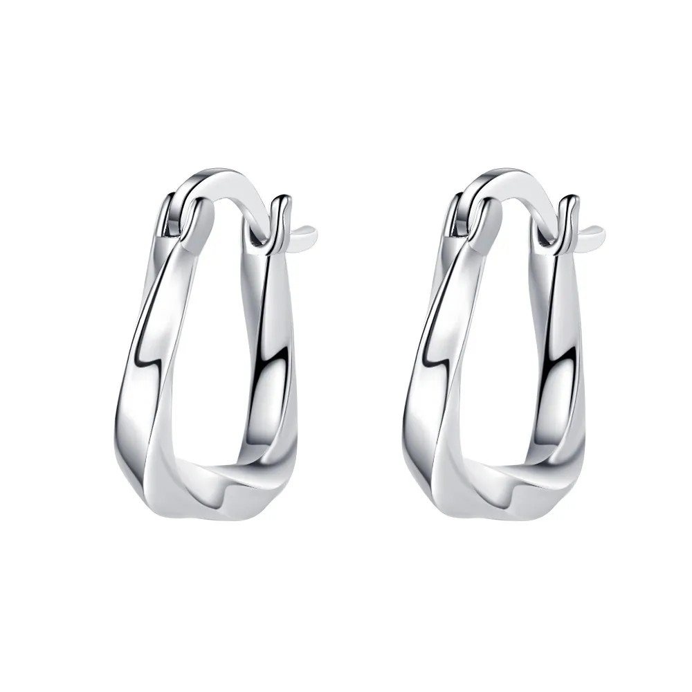 Twisted Wave Hoop Earrings 60200070 Twisted Wave Hoop Earrings 60200070