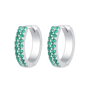 Spring Zirconia Huggie Hoop Earrings 60200096 Spring Zirconia Huggie Hoop Earrings 60200096