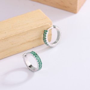 Spring Zirconia Huggie Hoop Earrings 60200096 Spring Zirconia Huggie Hoop Earrings 60200096