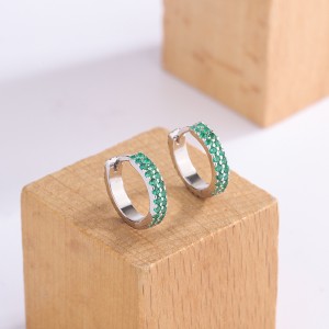 Spring Zirconia Huggie Hoop Earrings 60200096 Spring Zirconia Huggie Hoop Earrings 60200096