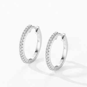 Sparkle Full Zirconia Hoop Earring 60200117