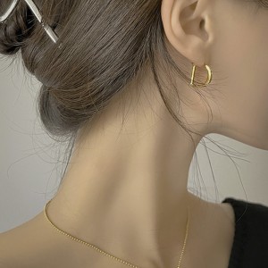 Fashion Letter D Hoop Earring 60200118