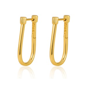 French U Shape Hoop Earring 60200120 French U Shape Hoop Earring 60200120