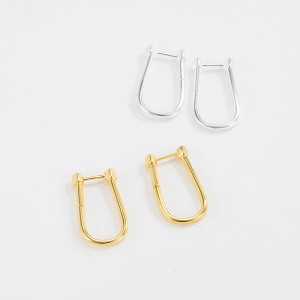 French U Shape Hoop Earring 60200120 French U Shape Hoop Earring 60200120