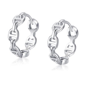 Hollow Chain Hoop Earring 60200136 Hollow Chain Hoop Earring 60200136