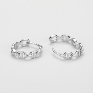 Hollow Chain Hoop Earring 60200136 Hollow Chain Hoop Earring 60200136