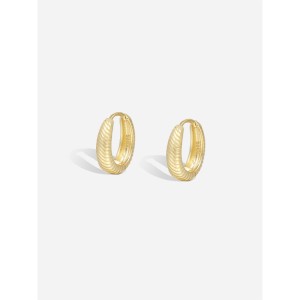 Classic Twisted Pattern Hoop Earring 60200143