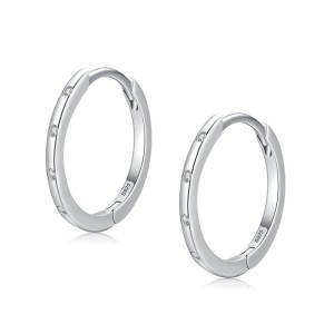 Minimalism Zirconia Hoop Earring 60200152 Minimalism Zirconia Hoop Earring 60200152