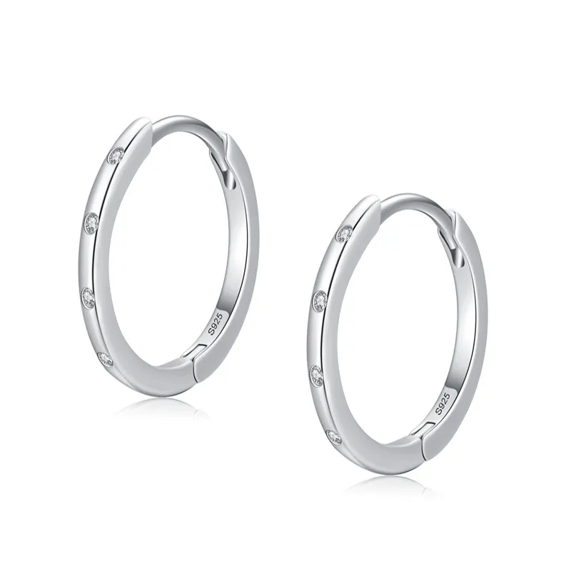 Minimalism Zirconia Hoop Earring 60200152 Minimalism Zirconia Hoop Earring 60200152