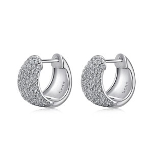 Sparkle Zirconia U Shape Hoop Earrings 60200169 Sparkle Zirconia U Shape Hoop Earrings 60200169