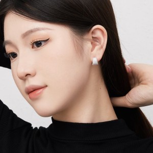 Sparkle Zirconia U Shape Hoop Earrings 60200169 Sparkle Zirconia U Shape Hoop Earrings 60200169