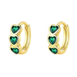 Lovely Heart Zirconia Hoop Earring 60200205 Lovely Heart Zirconia Hoop Earring 60200205