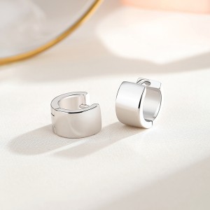 925 Sterling Silver Polished Hoop Earring 60200252