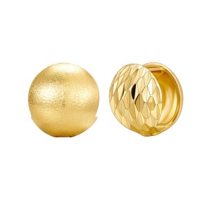 925 Sterling Silver Brushed Matte Sphere Earring 60200281 925 Sterling Silver Brushed Matte Sphere Earring 60200281