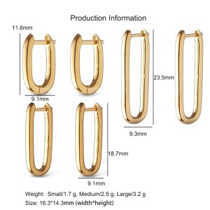 925 Sterling Silver Minimalist High-Polish U-Shaped Huggie Hoop 60200295