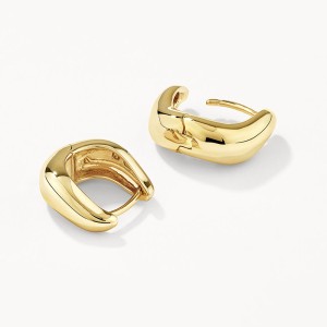 25 Sterling Silver Sculptural Wave Geometric Hoop Earring 60200299 25 Sterling Silver Sculptural Wave Geometric Hoop Earring 60200299