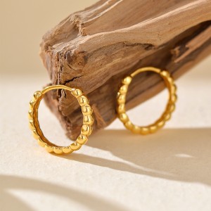 925 Sterling Silver High-Polish Ball Hoop Earring 60200305 925 Sterling Silver High-Polish Ball Hoop Earring 60200305