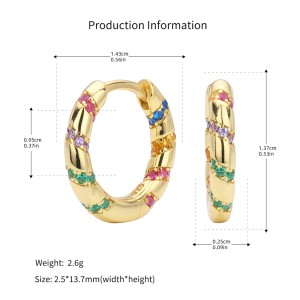 925 Sterling Silver Diagonal Stripe Pave CZ Hoop Earrings 60200313 925 Sterling Silver Diagonal Stripe Pave CZ Hoop Earrings 60200313