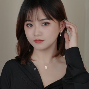 Sparkle Zirconia Stars Dangle Hoop Earring 60300119 Sparkle Zirconia Stars Dangle Hoop Earring 60300119