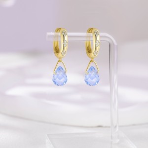 925 Sterling Silver Goddess Tear Drop Earring 60300181 925 Sterling Silver Goddess Tear Drop Earring 60300181