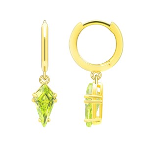 925 Sterling Silver Geometric Multicolor Zircon Earring 60300191 925 Sterling Silver Geometric Multicolor Zircon Earring 60300191