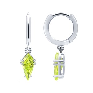 925 Sterling Silver Geometric Multicolor Zircon Earring 60300191 925 Sterling Silver Geometric Multicolor Zircon Earring 60300191