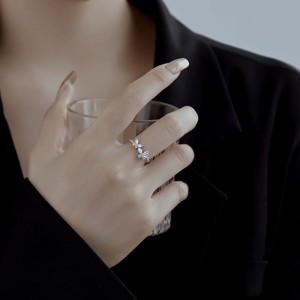 Butterfly Zirconia Band Ring 70100128 Butterfly Zirconia Band Ring 70100128