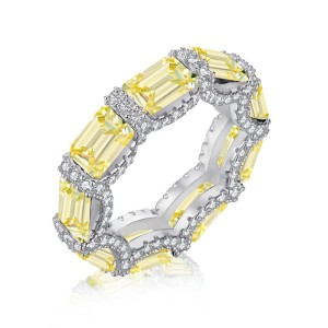 Luxury Rectangle Zirconia Party Band Rings 70100167 Luxury Rectangle Zirconia Party Band Rings 70100167