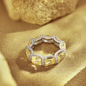 Luxury Rectangle Zirconia Party Band Rings 70100167 Luxury Rectangle Zirconia Party Band Rings 70100167