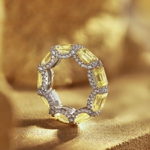 Luxury Rectangle Zirconia Party Band Rings 70100167 Luxury Rectangle Zirconia Party Band Rings 70100167