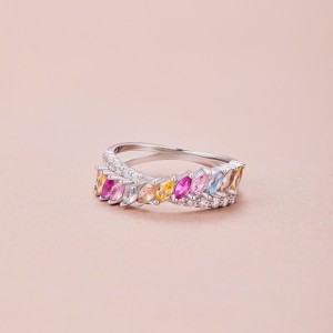 925 Sterling Silver Mariquesa Zirconia Band Ring 70100226 925 Sterling Silver Mariquesa Zirconia Band Ring 70100226
